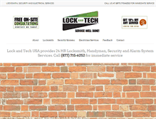 Tablet Screenshot of lockandtech.com